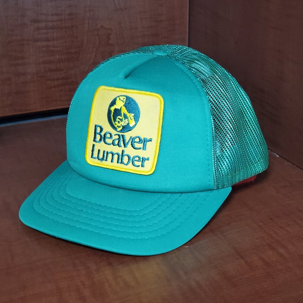 Beaver Lumber Vintage Trucker Hat Snapback